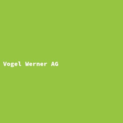Hersteller: Vogel Werner AG