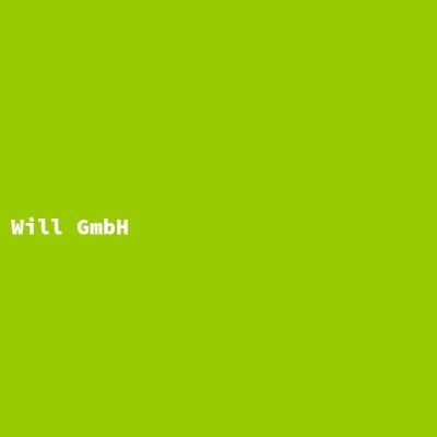 Hersteller: Will GmbH