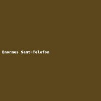 Enormes Samt-Telefon
