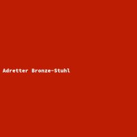 Adretter Bronze-Stuhl