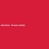 Adretter Bronze-Stuhl