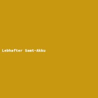 Lebhafter Samt-Akku
