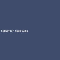 Lebhafter Samt-Akku