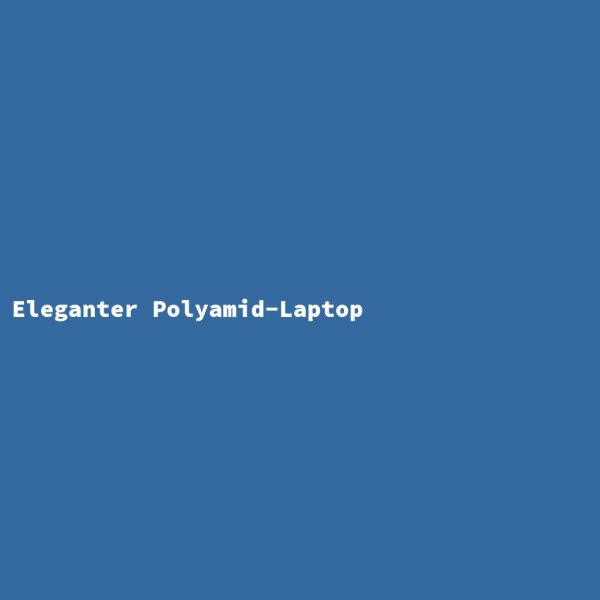 Eleganter Polyamid-Laptop
