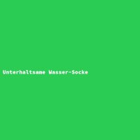 Unterhaltsame Wasser-Socke
