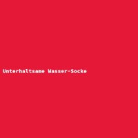 Entertaining Water Sock