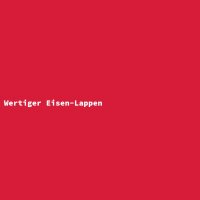 Wertiger Eisen-Lappen